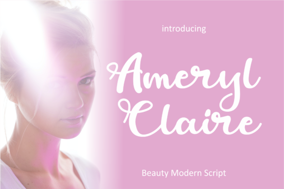 Ameryl Claire: A Whimsical Script Font for Crafters