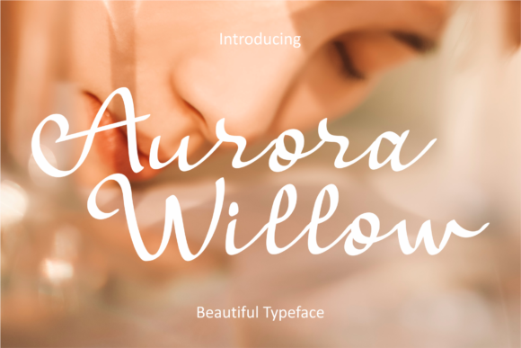 Aurora Willow: A Chic Script Font for Branding