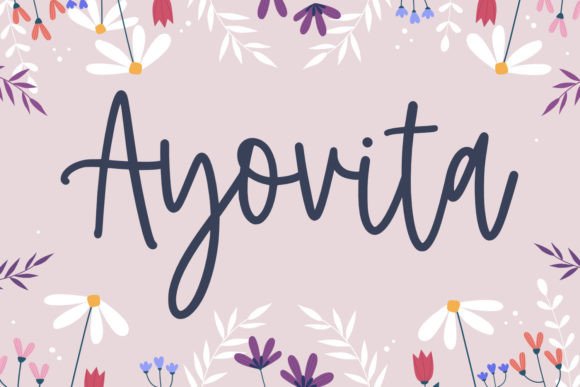 Ayovita: The Script Font That Elevates Digital Branding
