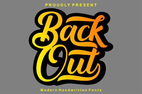 Backout Font Review: A Dazzling Script for Brand Identity