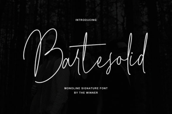 Bartesolid Font Review: Elevating Campaign Visuals with Delicate Script