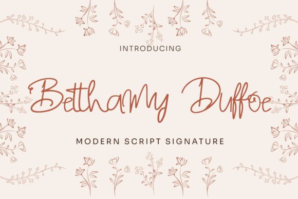 Betthamy Duffoe: The Script Font for Scroll-Stopping Brand Visuals