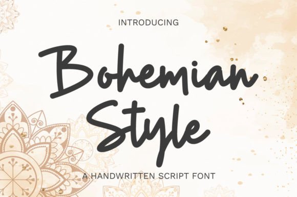 Bohemian Style Font: A Maker's Guide to Graceful Script