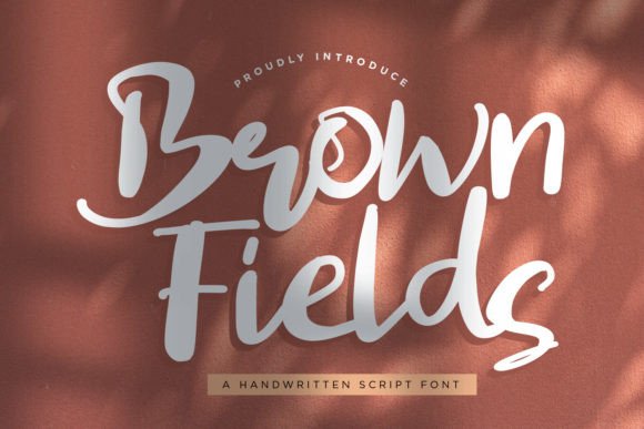 Brown Fields: A Refined Script Typeface for Editorial Design