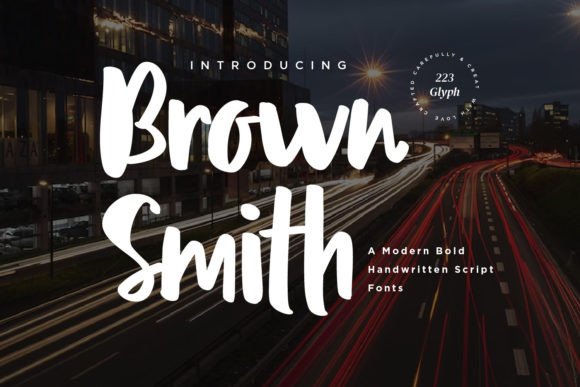 Brown Smith: The Script Font for Scroll-Stopping Marketing