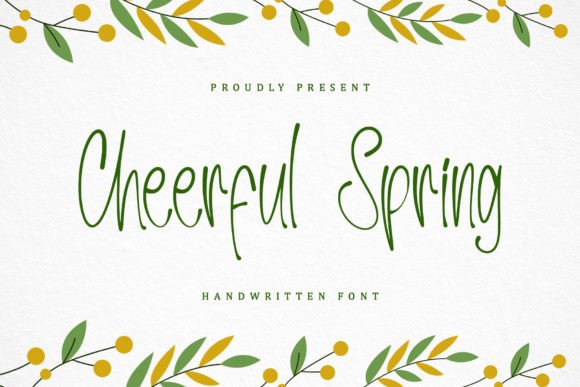 Cheerful Spring Font Review for Social Campaigns
