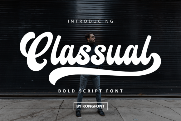 Classual: A Playful Script Font for Modern Web Design