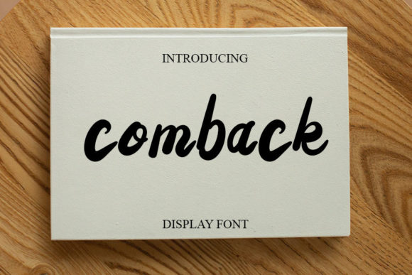 Comback Font: A Handmade Seller's Guide to Script Typography