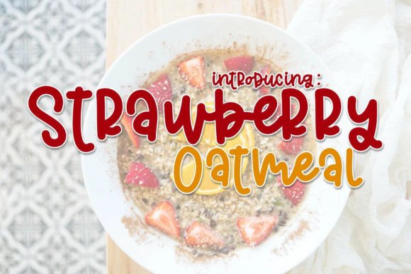 Designing with Strawberry Oatmeal: A Handwritten Font for Web Layouts