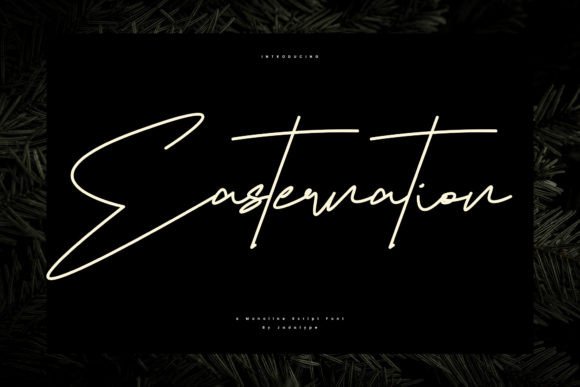 Easternation: A Stylish Script Font for Modern Editorial Design