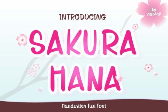 Elevate Your Brand with the Sakura Hana Typeface