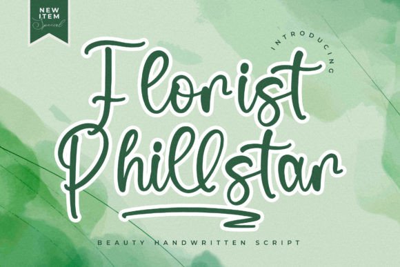 Florist Phillstar: A Handwritten Font for Modern Branding