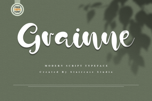Grainne: A Flowing Script Font for Editorial Design