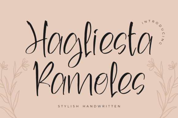Hagliesta Ramoles: A Handwritten Font for Makers