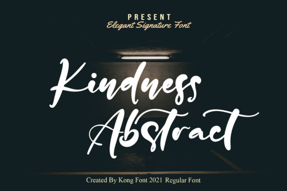 Kindness Abstract: A Playful Handwritten Font for Crafters