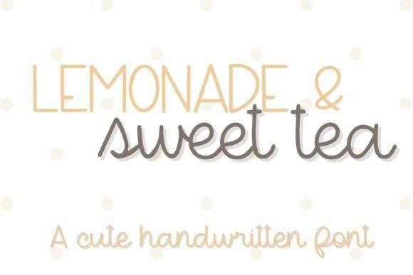 Lemonade Sweet Tea: A Designer's Take on Summer Script