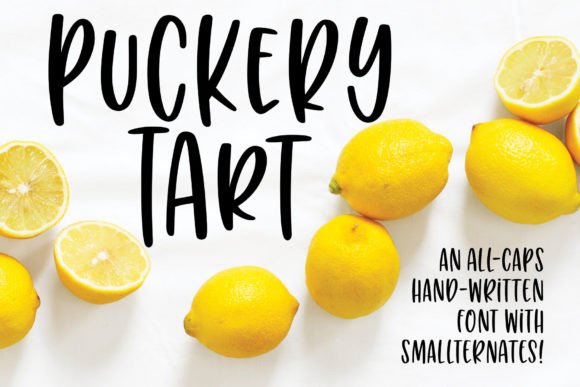 Puckery Tart Font Review: Zesty Script for Social Campaigns