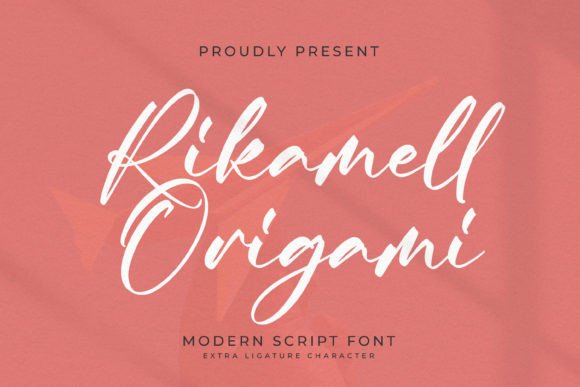 Rikamell Origam: A Premium Script Font for Web Design