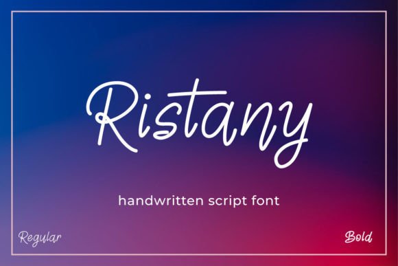 Ristany: The Script Font That Stops the Scroll