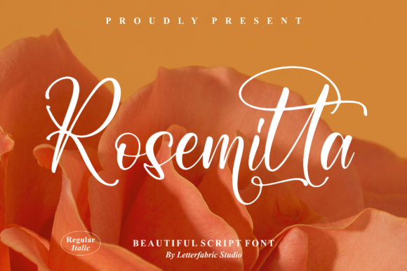 Rosemitta: A Delicate Script Font for Elegant Branding