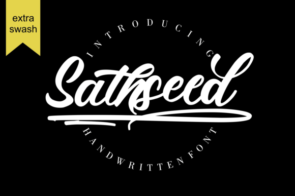 Sathhseed: A Lively Script Font for Web Headers
