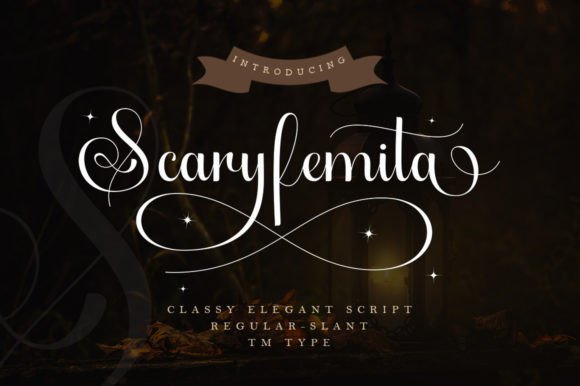 Scaryfemita: A Refined Script Typeface for Editorial Design
