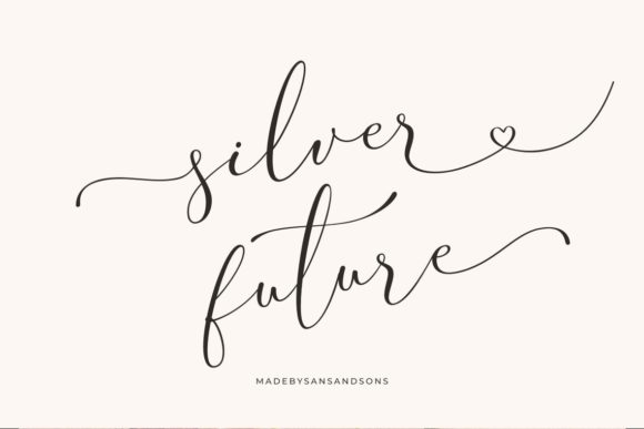 Silver Future: The Script Font for Scroll-Stopping Marketing