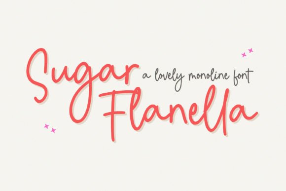 Sugar Flanella: The Script Font That Stops the Scroll