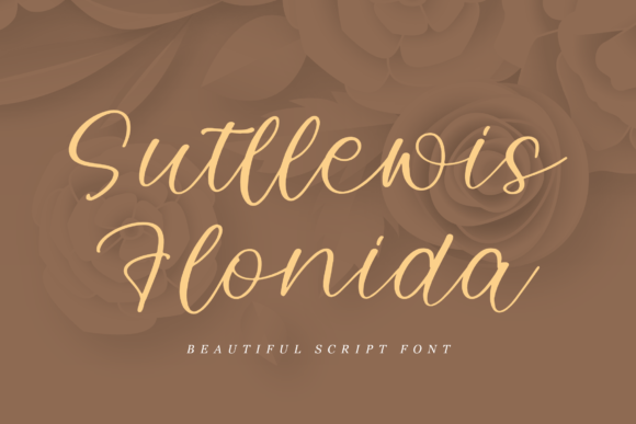 Sutllewis Flonida: A Handwritten Typeface for Editorial Design