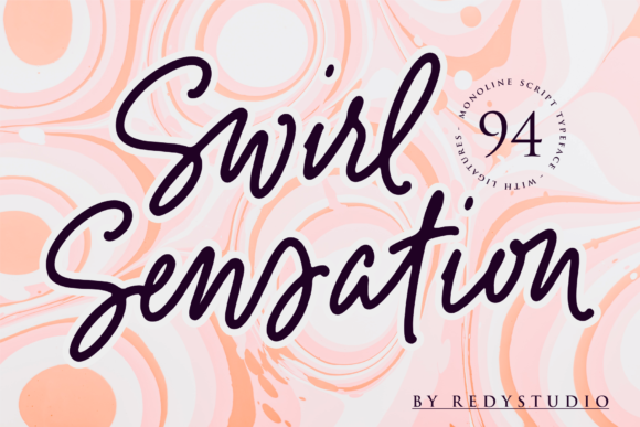 Swirl Sensations: A Handwritten Font for Authentic Branding
